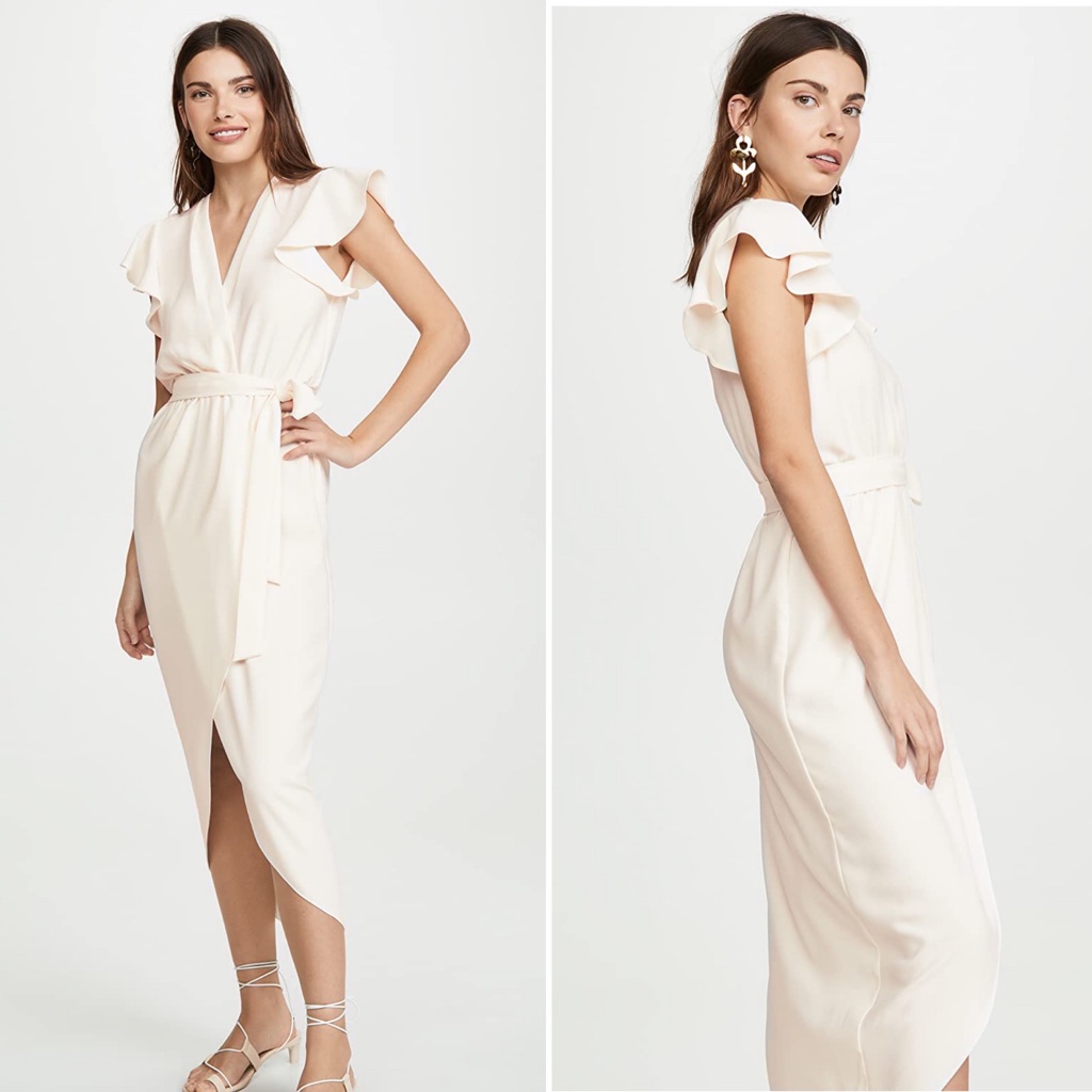 Nwot Amanda Uprichard Martinique Dress In Ivory